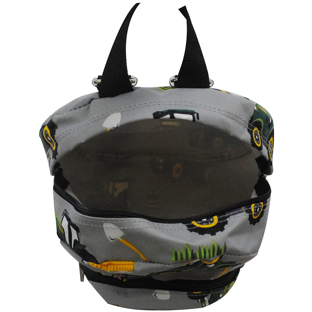 Tractor Trucks Canvas Mini Backpack