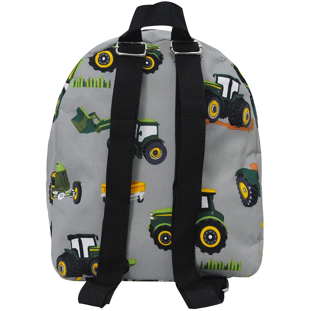 Tractor Trucks Canvas Mini Backpack