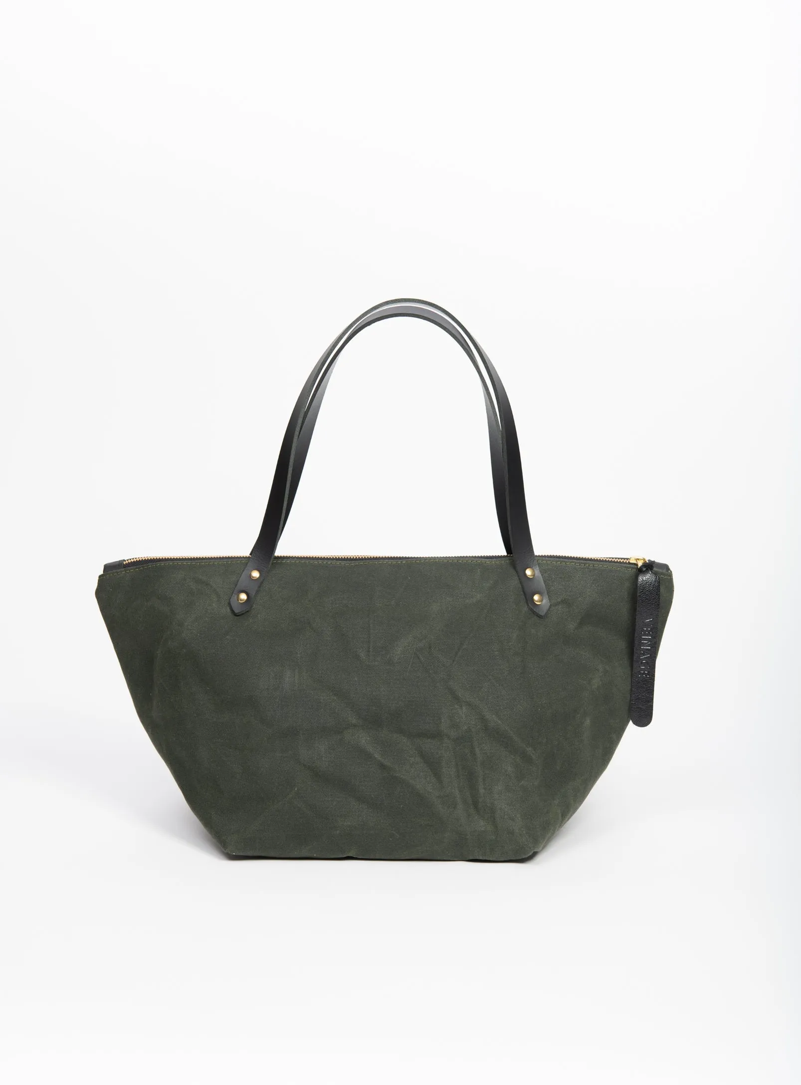 Travel bag in waxed canvas FRONTENAC model