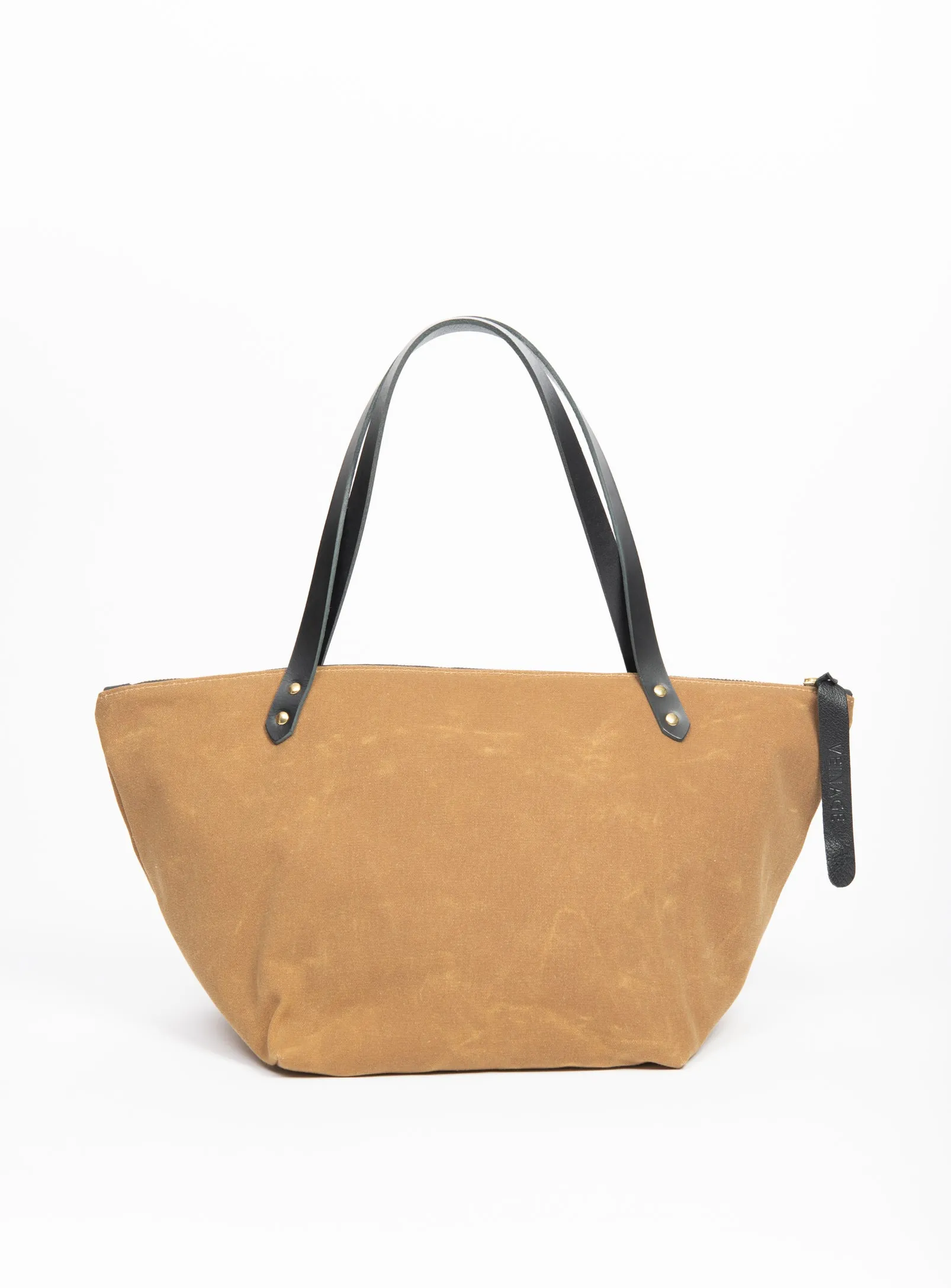 Travel bag in waxed canvas FRONTENAC model