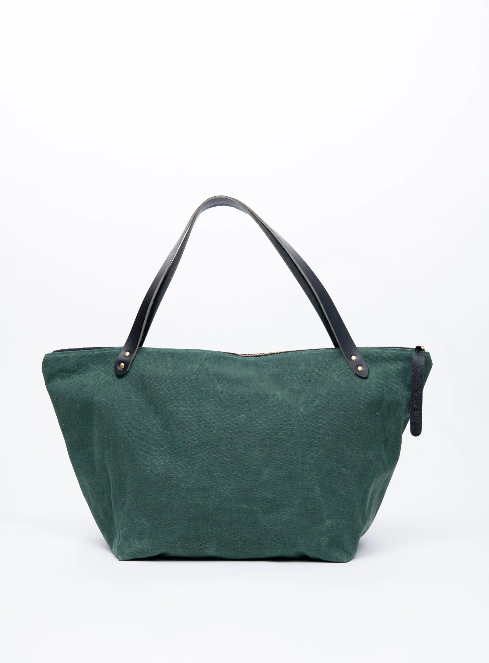 Travel bag in waxed canvas FRONTENAC model