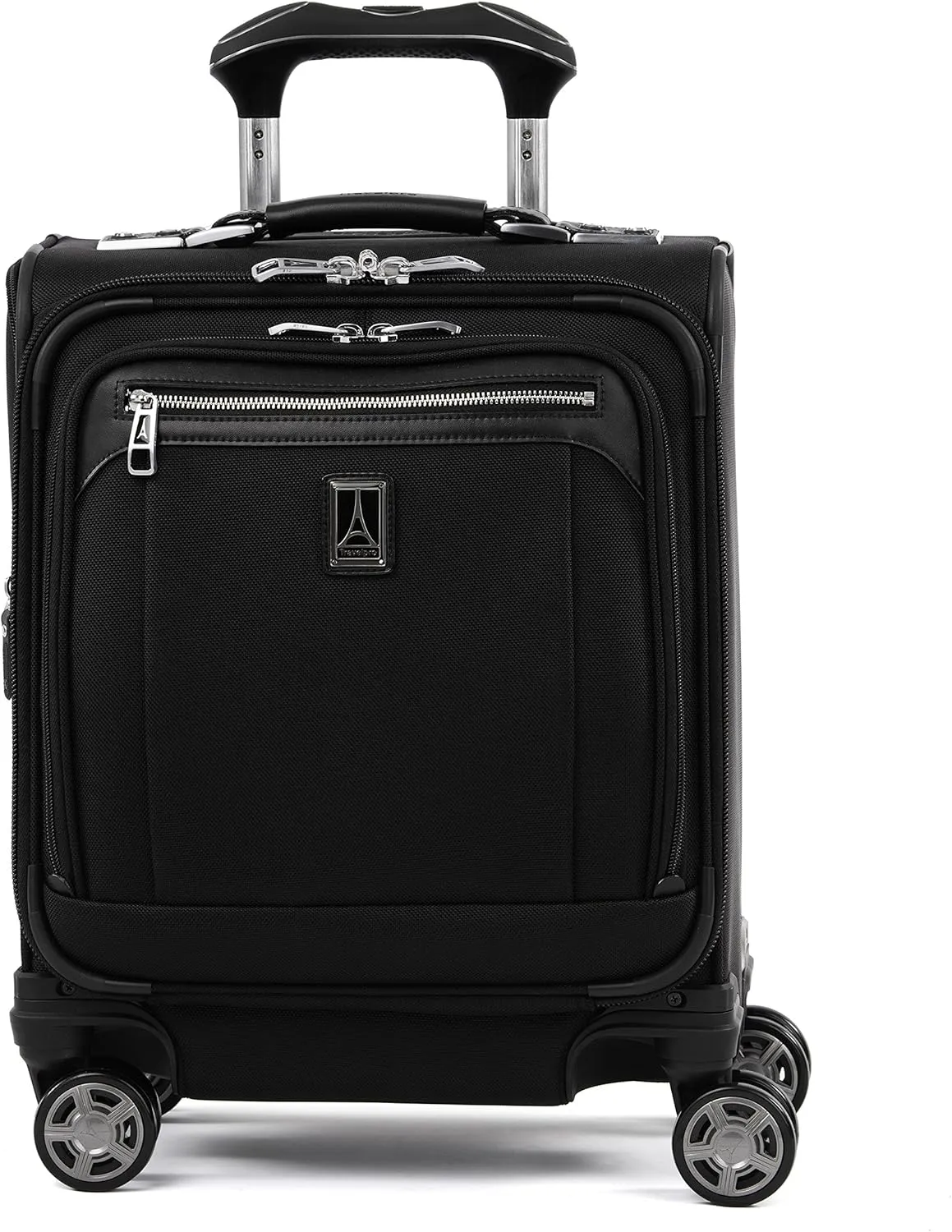 Travelpro Platinum Elite Carry-on Spinner Tote Bag with USB Port, Shadow Black, 16-Inch