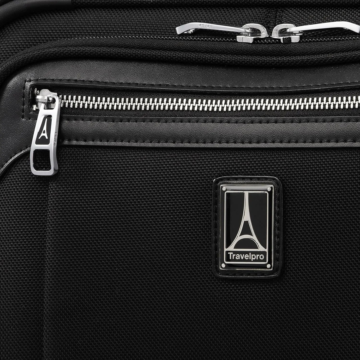 Travelpro Platinum Elite Carry-on Spinner Tote Bag with USB Port, Shadow Black, 16-Inch