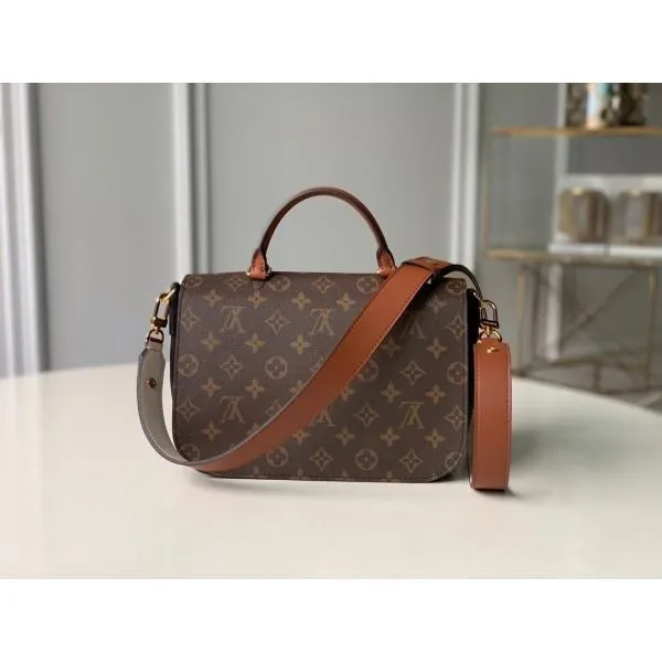 Vaugirard Monogram Canvas Messenger Top Handle Bag M44354 Black 2019 Collection