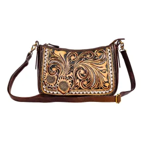 Whitley Way Hand Tooled Bag